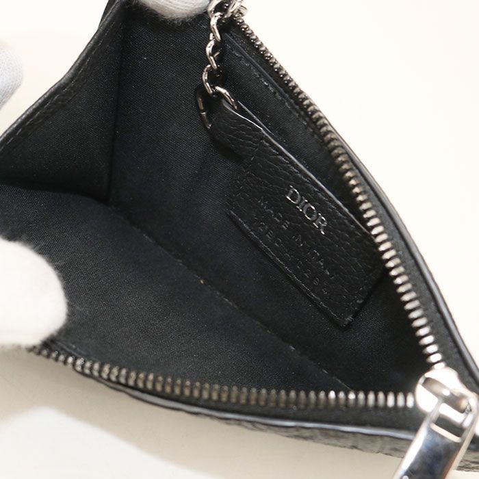 Dior Fragment Case Gravity Coin Purse Leather — view 4
