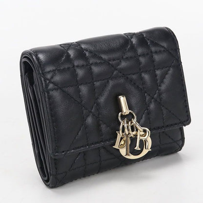Dior Hibiscus Wallet My Trifold Leather