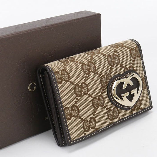 Gucci GG Canvas Business Card Holder
