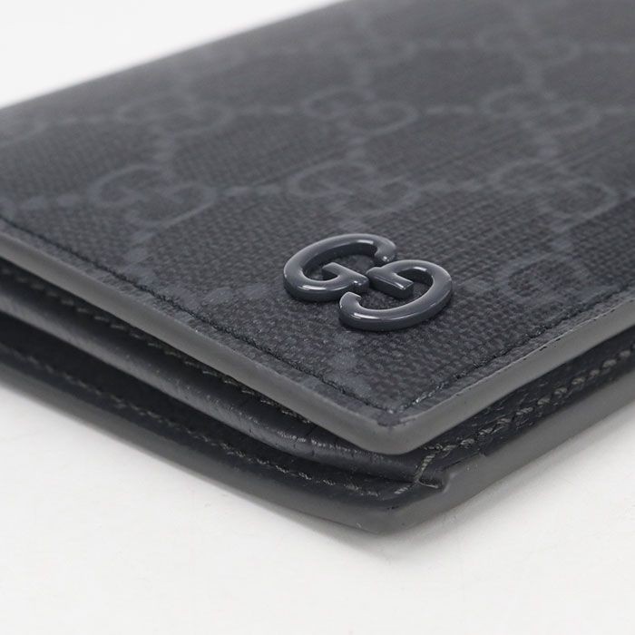 Gucci Wallet Gray Interior GG Supreme with Bifold Coin Purse — view 6