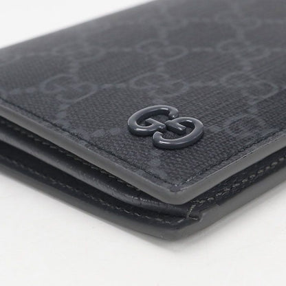 Gucci Wallet Gray Interior GG Supreme with Bifold Coin Purse — view 6