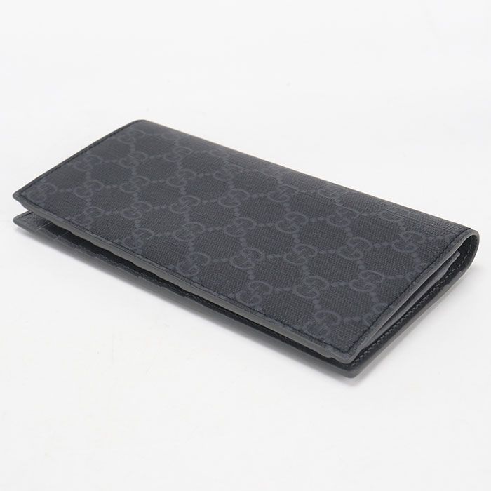 Gucci Wallet Gray Interior GG Supreme with Bifold Coin Purse — view 2