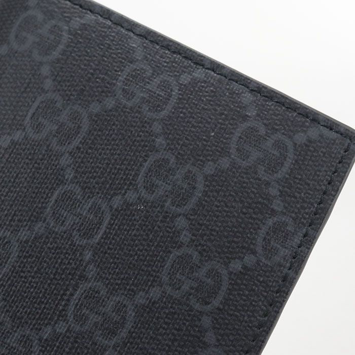 Gucci Wallet Gray Interior GG Supreme with Bifold Coin Purse — view 7