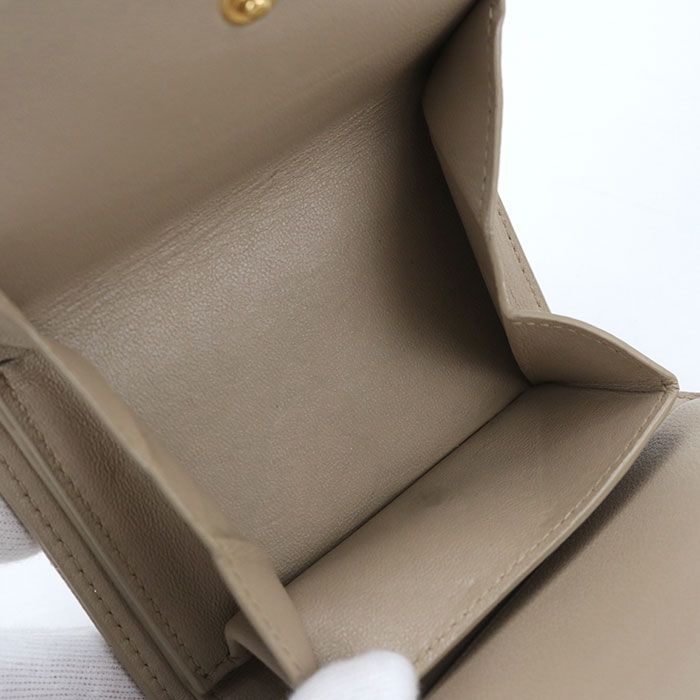 Saint Laurent Multi Fold Wallet Cassandra Trifold Leather — view 5