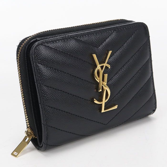 Saint Laurent Bifold Wallet Cassandra Leather