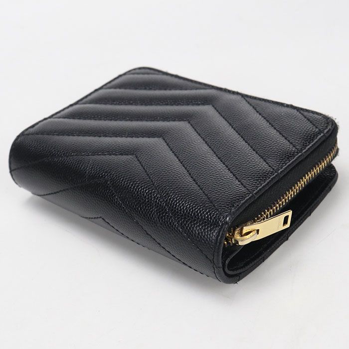Saint Laurent Bifold Wallet Cassandra Leather — view 2