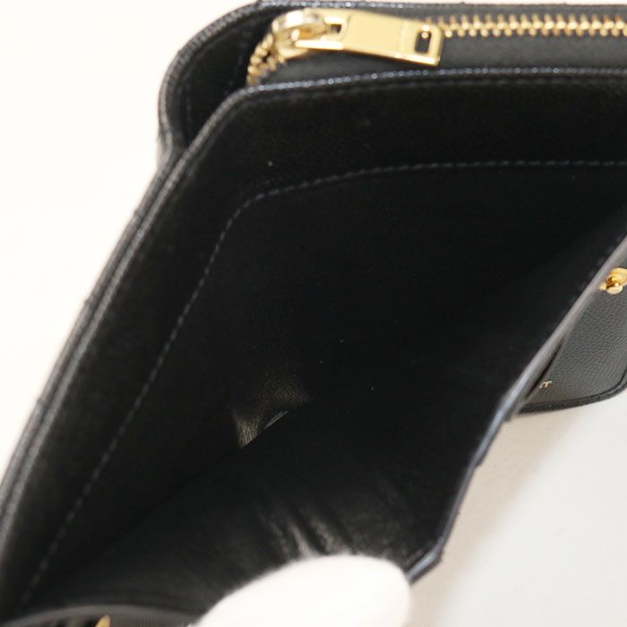 Saint Laurent Bifold Wallet Cassandra Leather — view 4