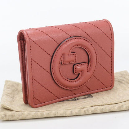 Gucci Blanc Di Bifold Wallet Leather