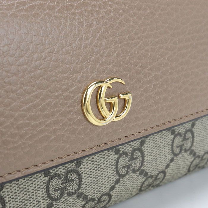 Gucci Bicolor Continental Wallet Double Bifold Leather — view 7
