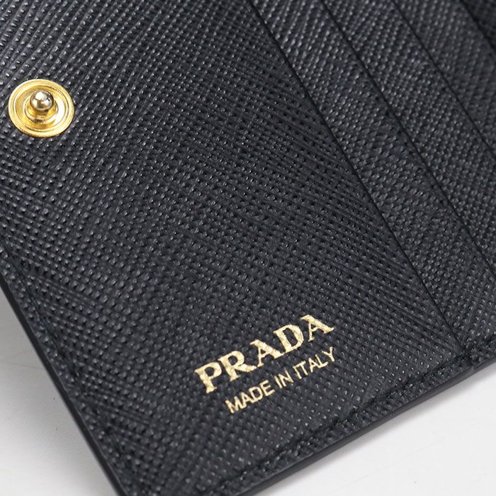 Prada Saffiano Leather Bifold Wallet — view 7