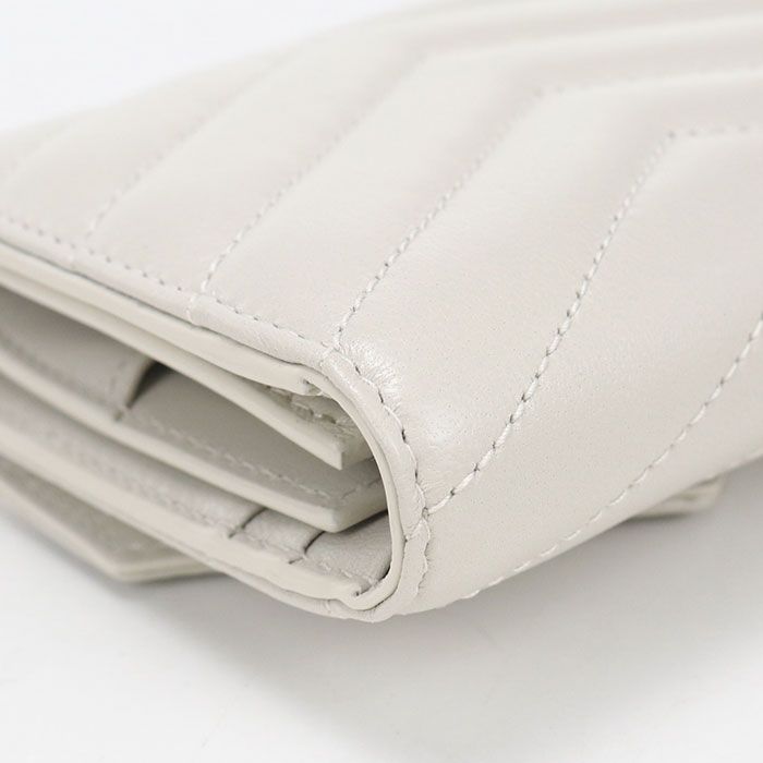 Saint Laurent Multi Fold Wallet Cassandra Trifold Leather — view 7