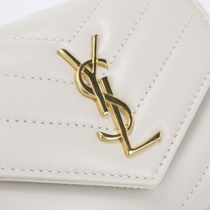 Saint Laurent Multi Fold Wallet Cassandra Trifold Leather — view 6