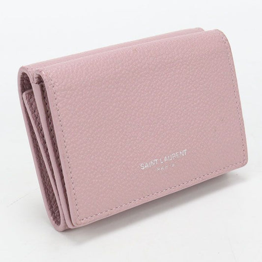 Saint Laurent Trifold Wallet Leather