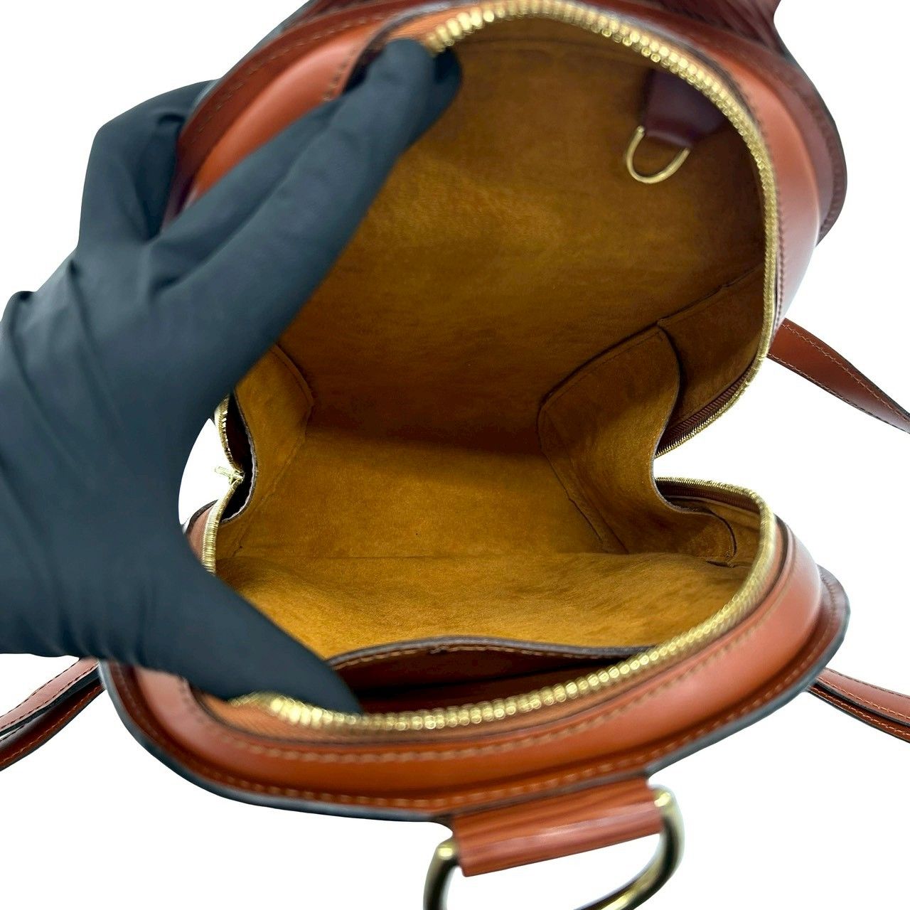 Louis Vuitton Mabillon Epi Leather Backpack Kenya Brown — view 9