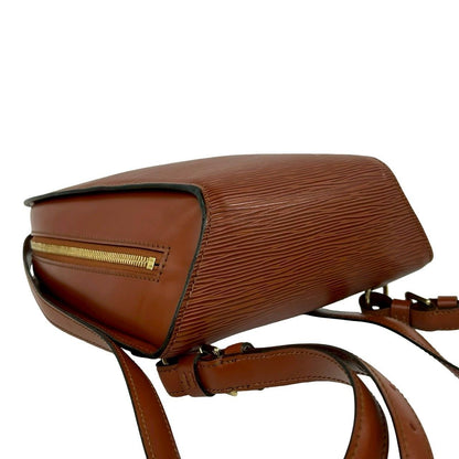 Louis Vuitton Mabillon Epi Leather Backpack Kenya Brown — view 7
