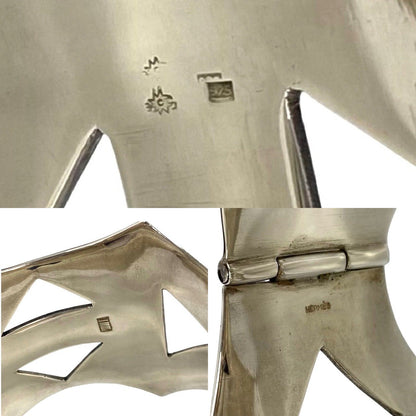 Hermes Touareg Bracelet 925 Sterling Silver Bangle — view 3
