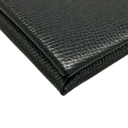 Hermes Card Case Calvi Black Silver — view 6
