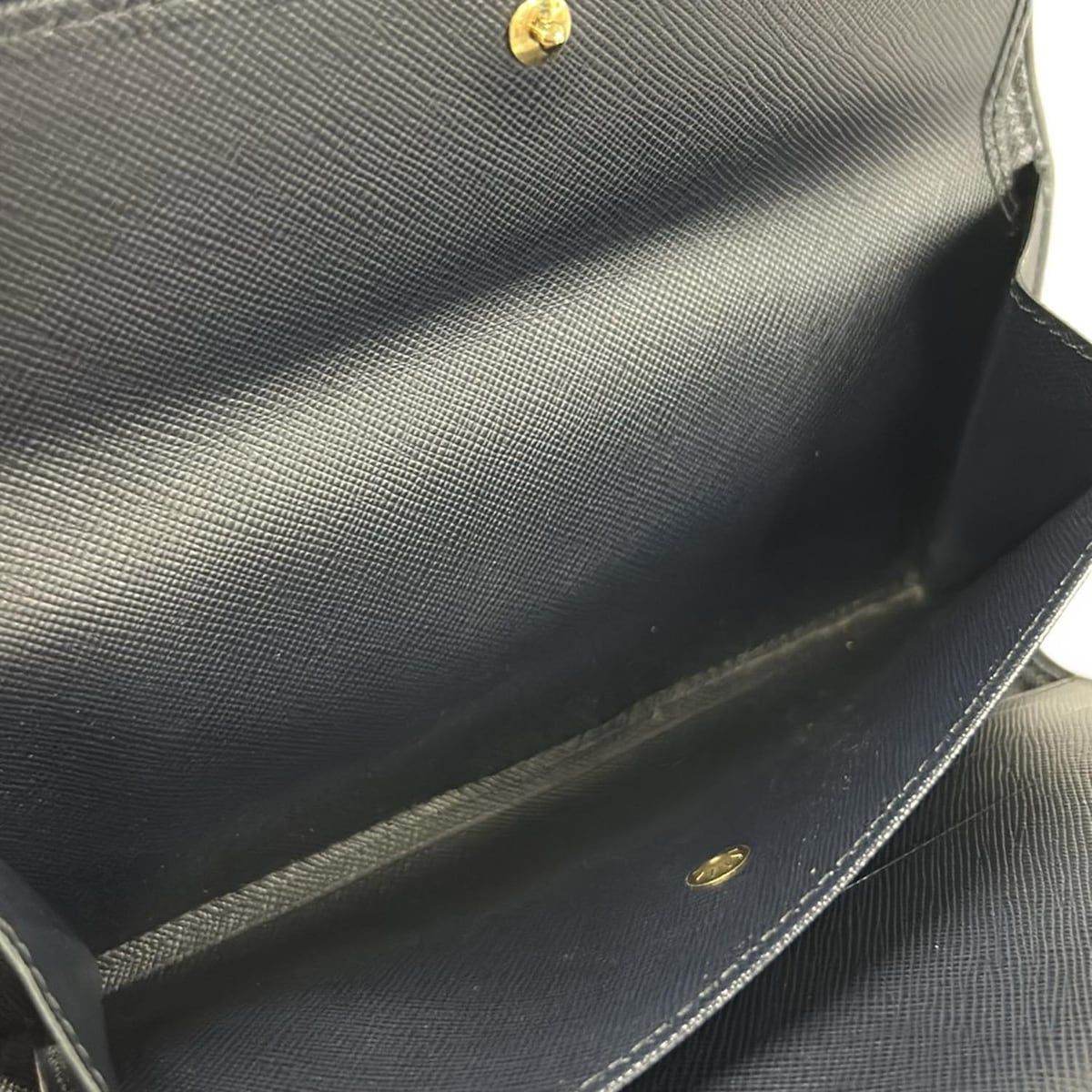 Louis Vuitton Wallet Monogram Mini Porte Tresor International Blue — view 5