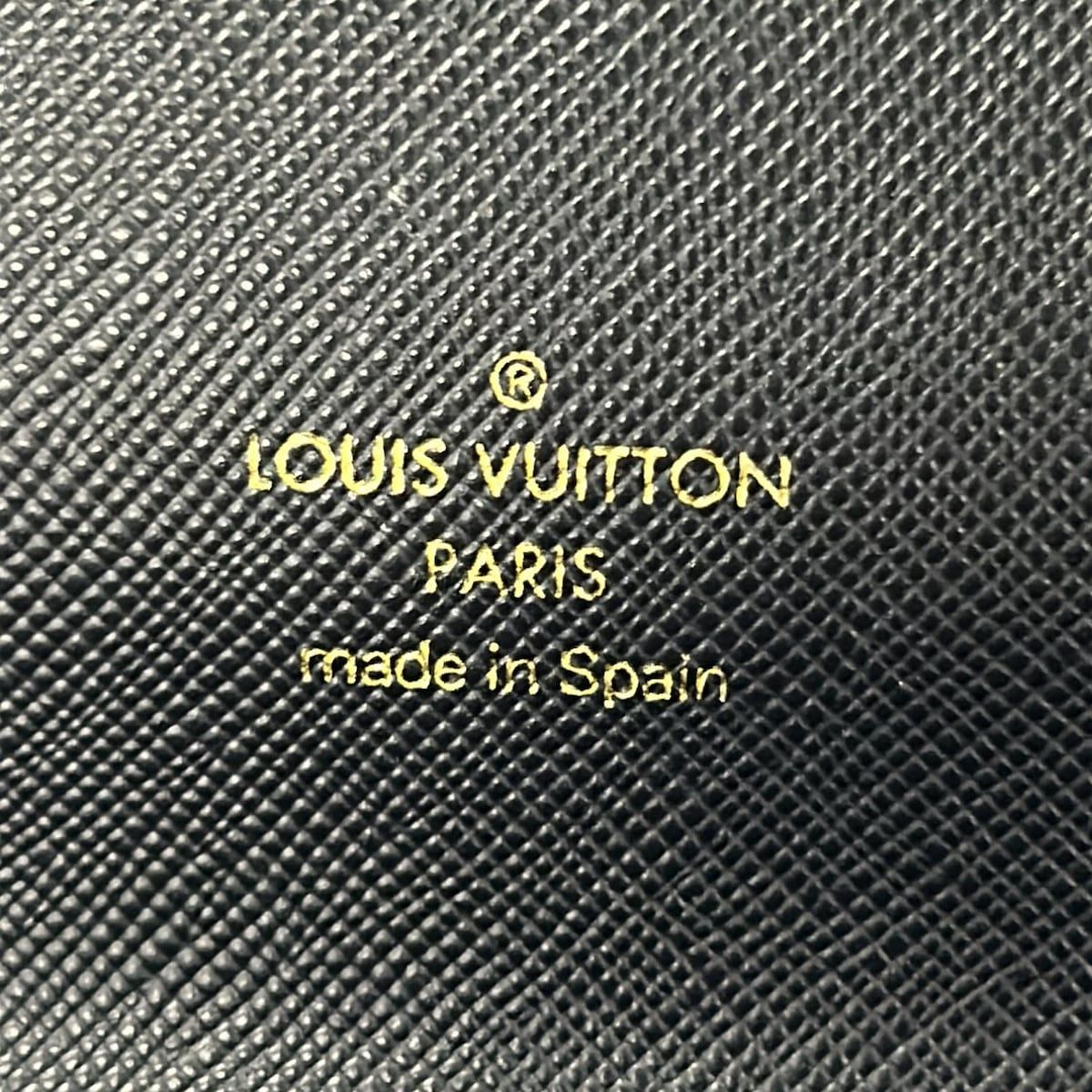 Louis Vuitton Wallet Monogram Mini Porte Tresor International Blue — view 6