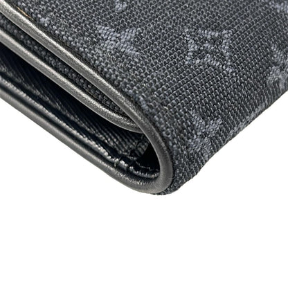 Louis Vuitton Wallet Monogram Mini Porte Tresor International Blue — view 8