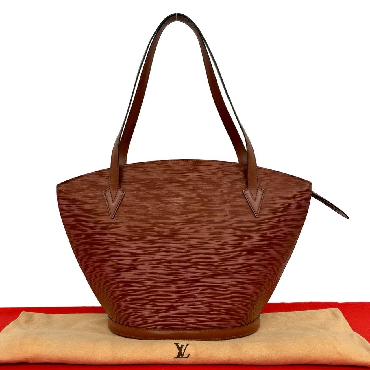 Louis Vuitton Vintage Saint Jacques Shopping Epi Leather Tote Kenya Brown