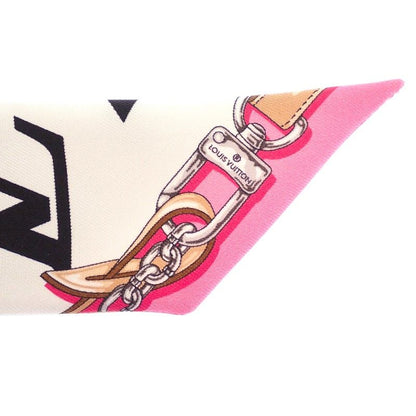 Louis Vuitton Bandeau BB Ultimate Scarf Silk Black White Brown Monogram — view 5