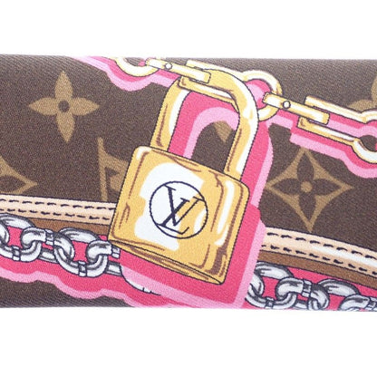 Louis Vuitton Bandeau BB Ultimate Scarf Silk Black White Brown Monogram — view 7