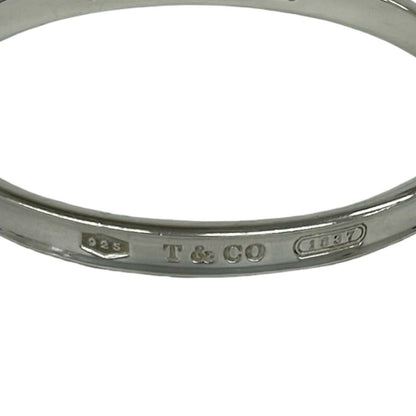 Tiffany & Co Log Narrow Bangle 925 Sterling Silver Bracelet — view 2