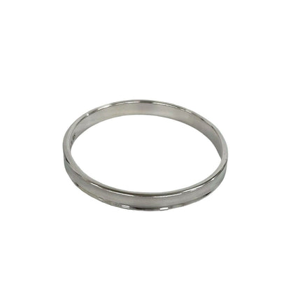 Tiffany & Co Log Narrow Bangle 925 Sterling Silver Bracelet — view 5