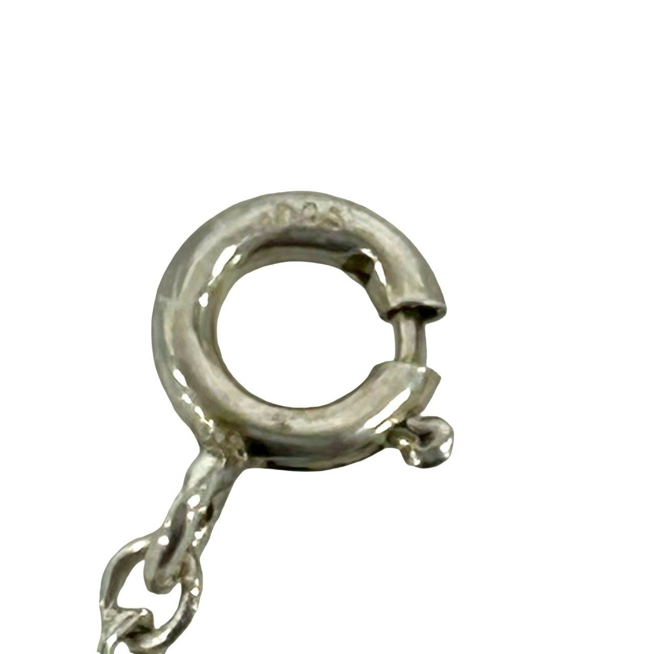 Tiffany & Co Open Heart Bracelet 925 Sterling Silver Chain — view 4