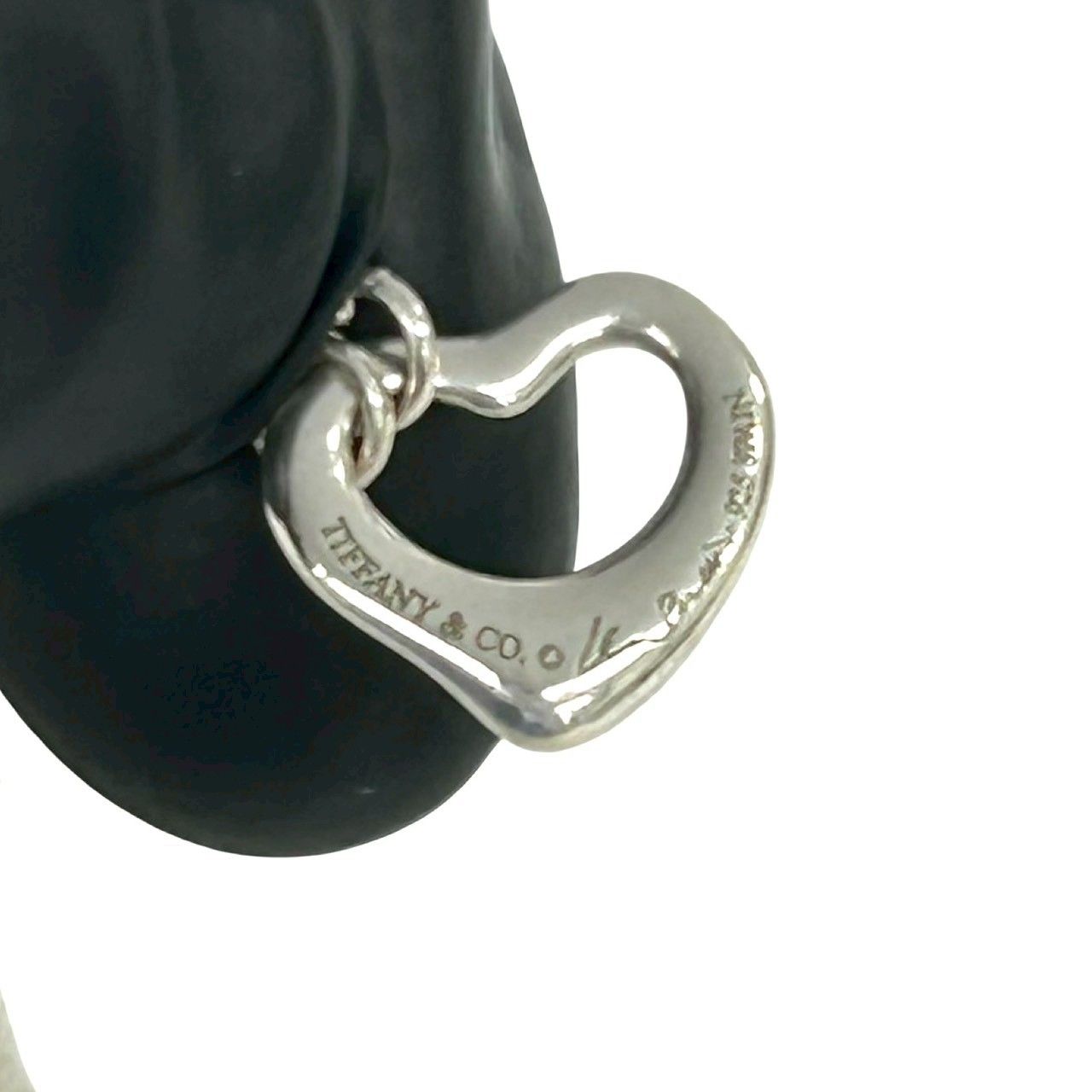 Tiffany & Co Open Heart Bracelet 925 Sterling Silver Chain — view 3
