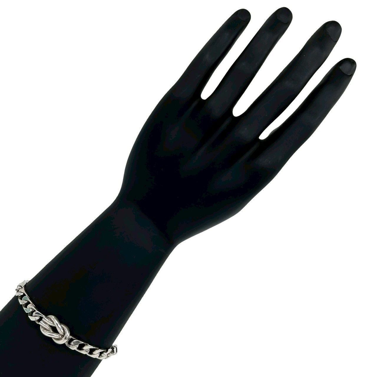 Tiffany & Co Box Knot Chain Bracelet 925 Sterling Silver — view 2