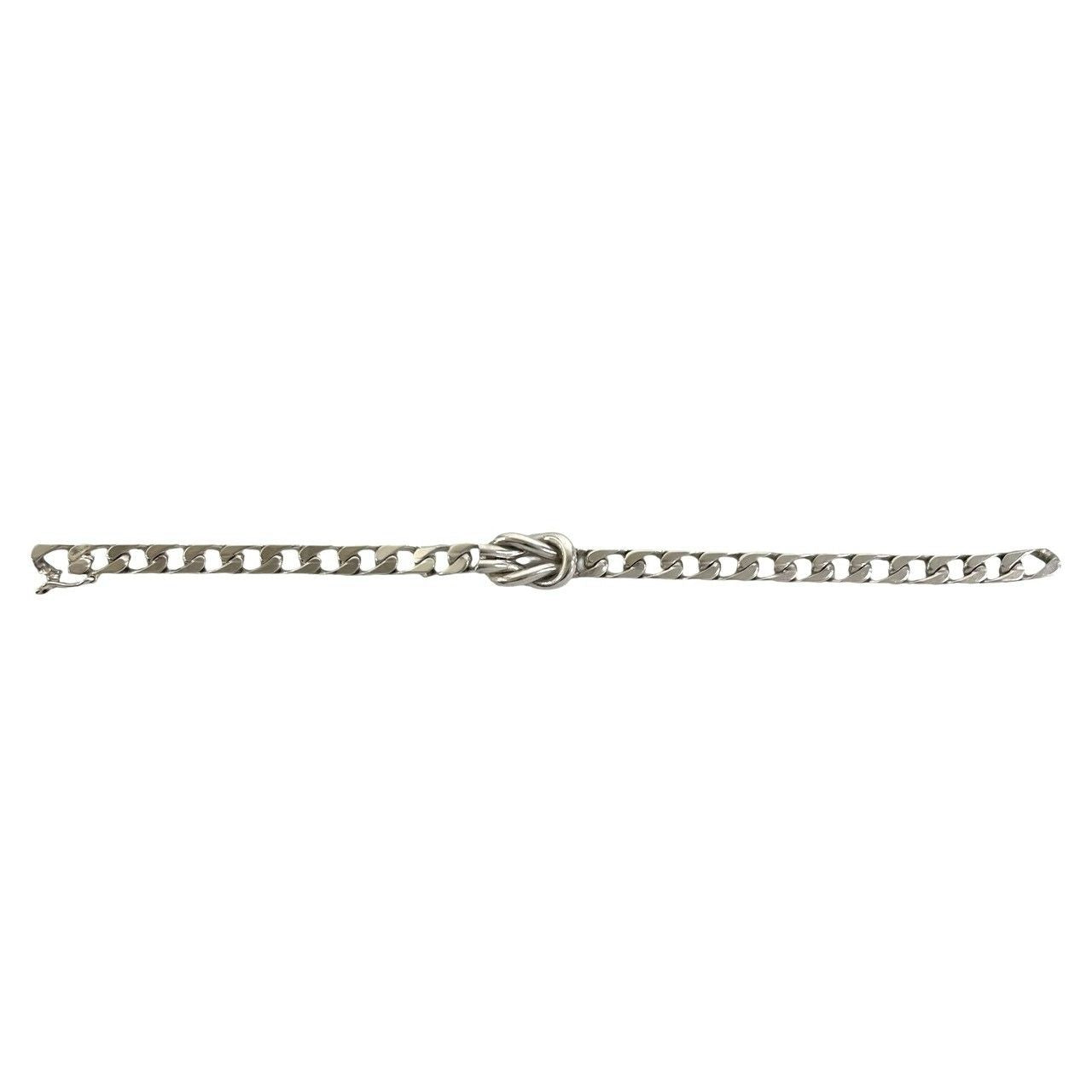 Tiffany & Co Box Knot Chain Bracelet 925 Sterling Silver — view 6