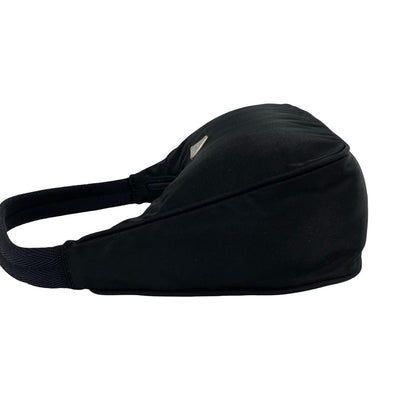 Prada Triangle Tessuto Nylon Mini Handbag Pouch Black — view 5