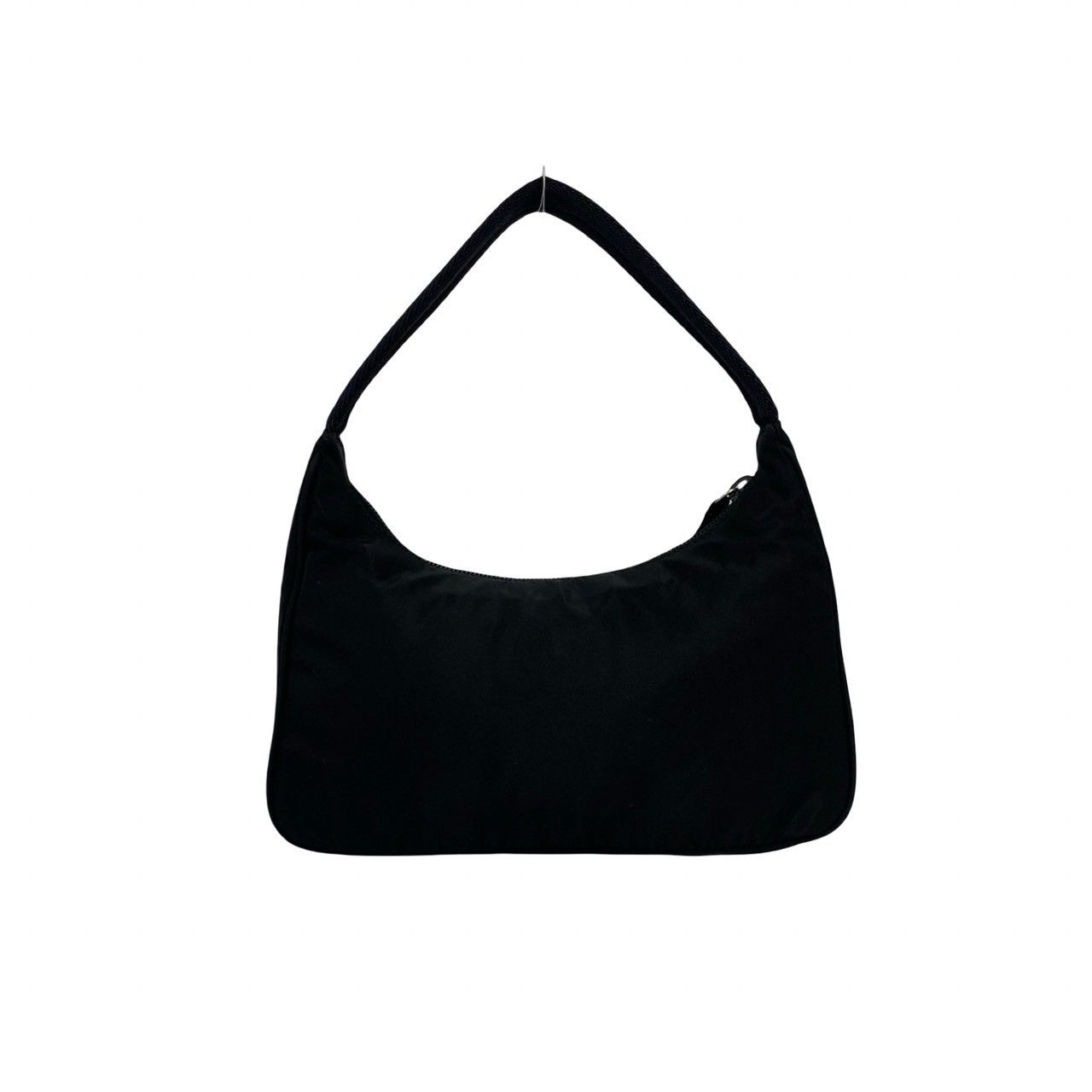 Prada Triangle Tessuto Nylon Mini Handbag Pouch Black — view 3