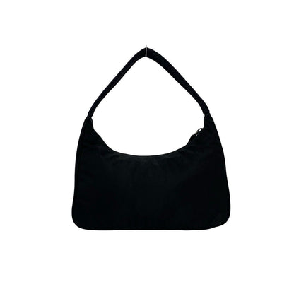Prada Triangle Tessuto Nylon Mini Handbag Pouch Black — view 3