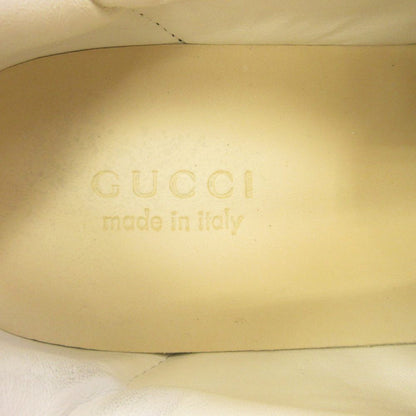 Gucci Ace Web Stripe Sneakers Leather 8 Black — view 6