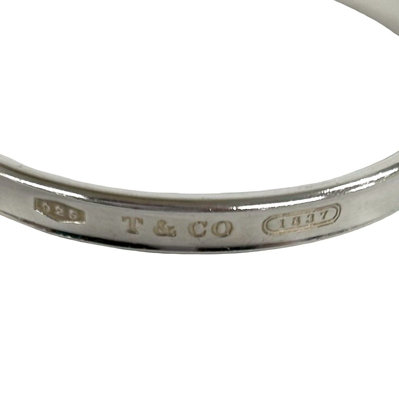 Tiffany & Co Log Narrow Bangle 925 Sterling Silver Bracelet — view 2
