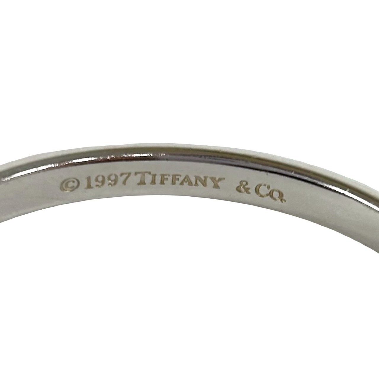 Tiffany & Co Log Narrow Bangle 925 Sterling Silver Bracelet — view 3
