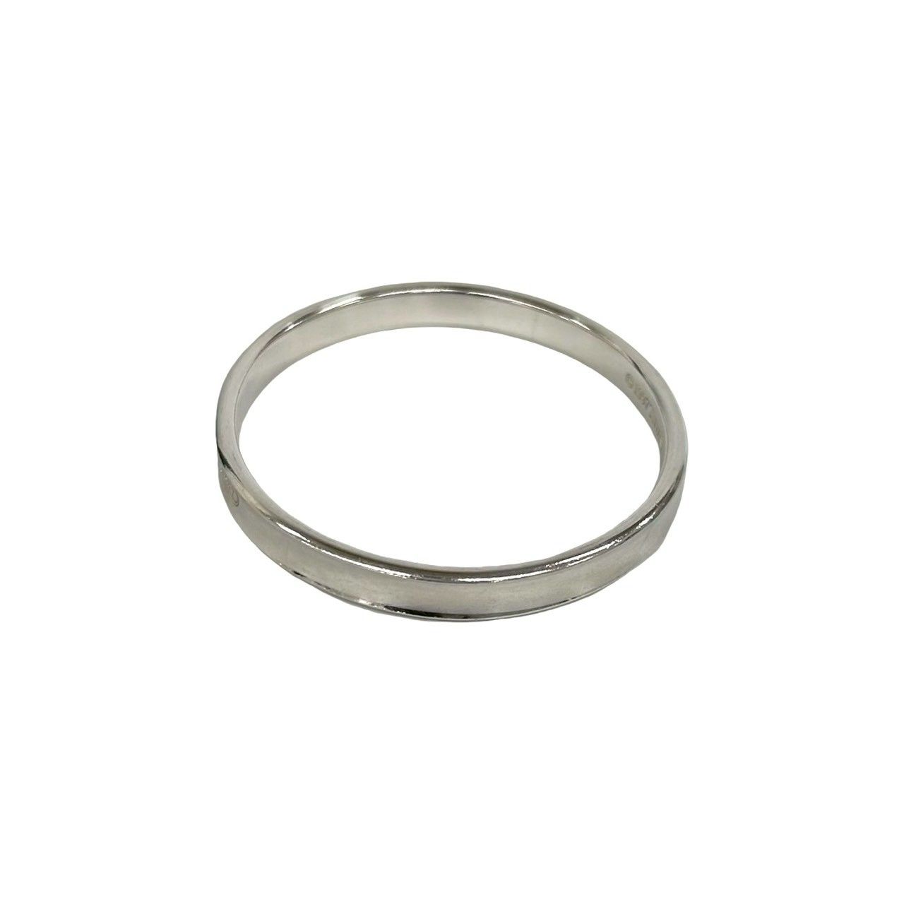 Tiffany & Co Log Narrow Bangle 925 Sterling Silver Bracelet — view 4