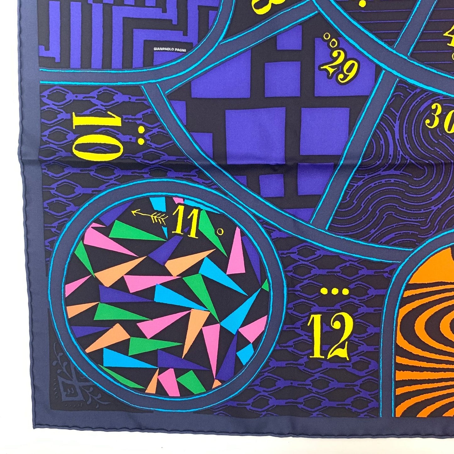 Hermes Carre 90 Jeu de Soie Silk Game Scarf — view 6