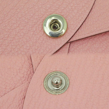 Hermes Calvi Rose Sakura Silver Chevre Made Pink Card Holder — view 9
