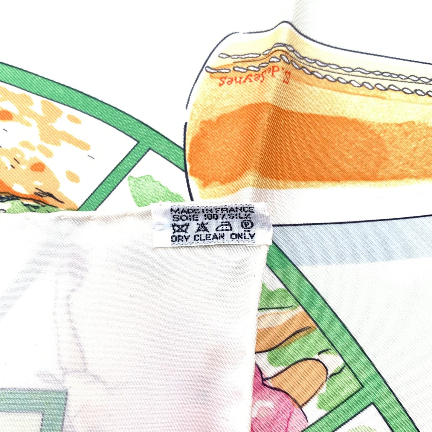 Hermes Carre 90 le Jeu Des Petits Bonheurs Little Happiness Game Scarf Silk — view 9