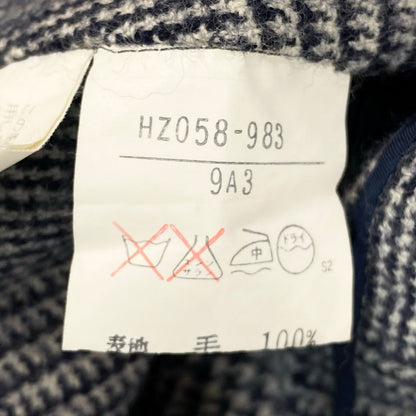 Saint Laurent Double Breasted jacket Glen Plaid Gold Button Cashmere Blend M — view 9