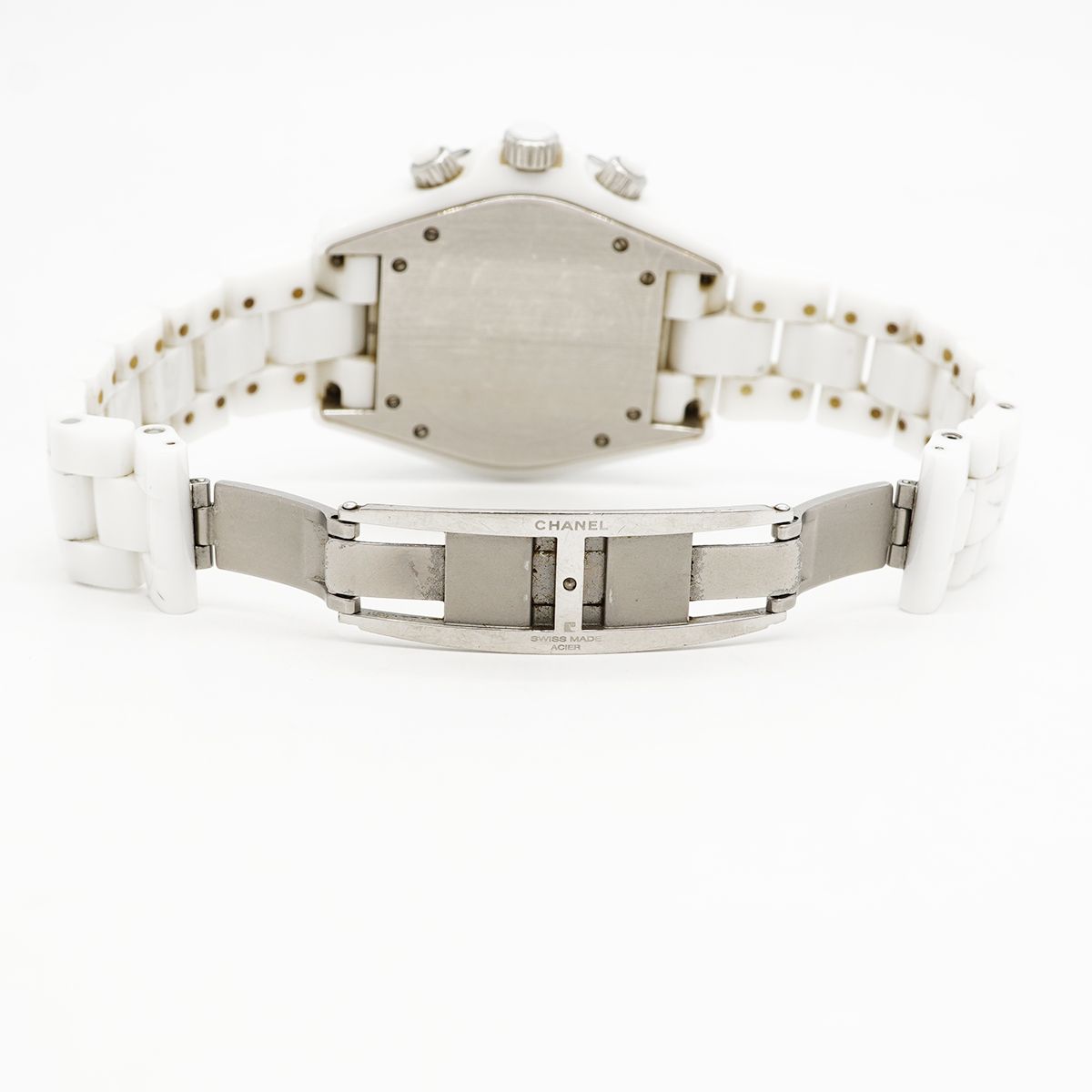 Chanel Chronograph White Dial Watch — view 4
