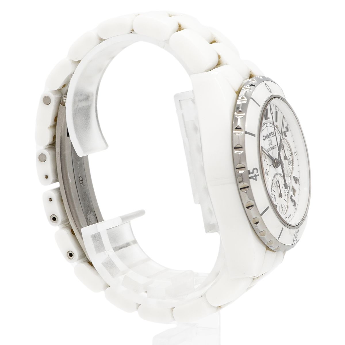 Chanel Chronograph White Dial Watch — view 3