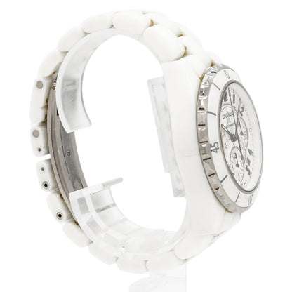 Chanel Chronograph White Dial Watch — view 3