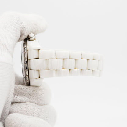 Chanel Chronograph White Dial Watch — view 6