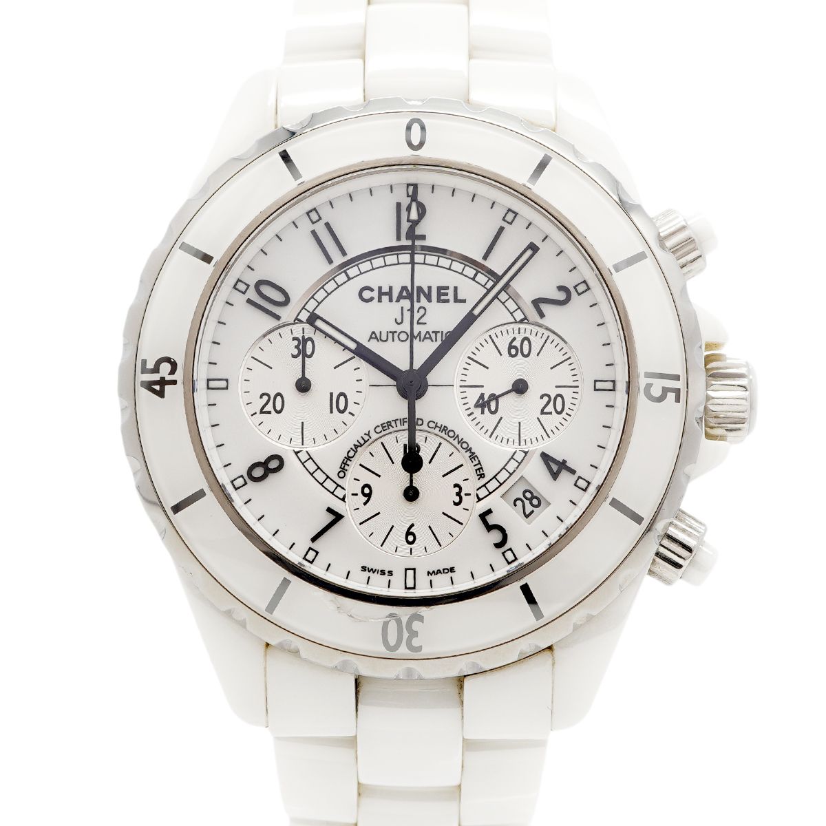 Chanel Chronograph White Dial Watch