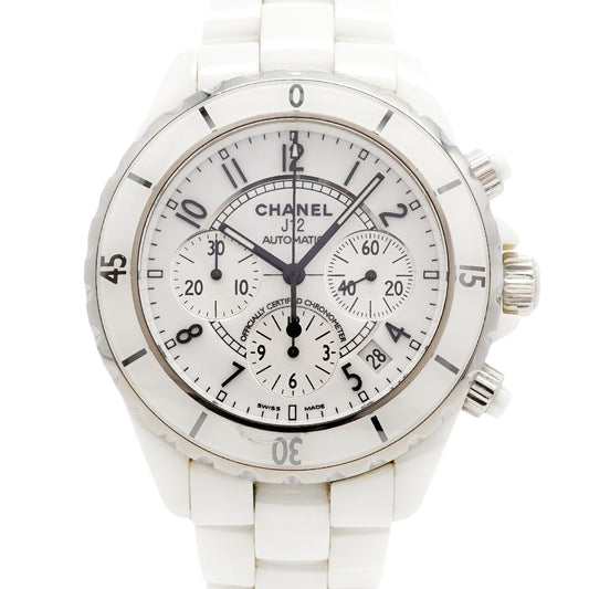 Chanel Chronograph White Dial Watch